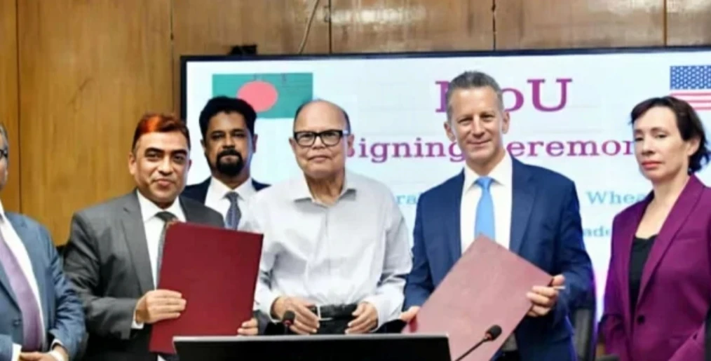 যুক্তরাষ্ট্র থেকে বছরে ৭ লাখ টন গম কিনবে বাংলাদেশ,চুক্তি সই